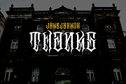CRUDO, a Blackletter Font by jakejarkor (Thumbnail 3 of 3)