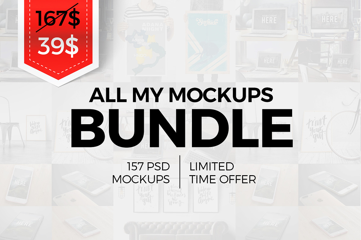 Summer bundle. All my mockups., a Books & Magazine Mockup by Egor Shkolnikov (Photo 1 of 20)