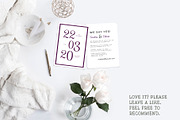 Simple Wedding Invitation, an Invitation Template by Cyrah's Collection (Thumbnail 2 of 4)