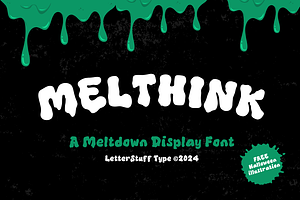 Melthink | Halloween Font