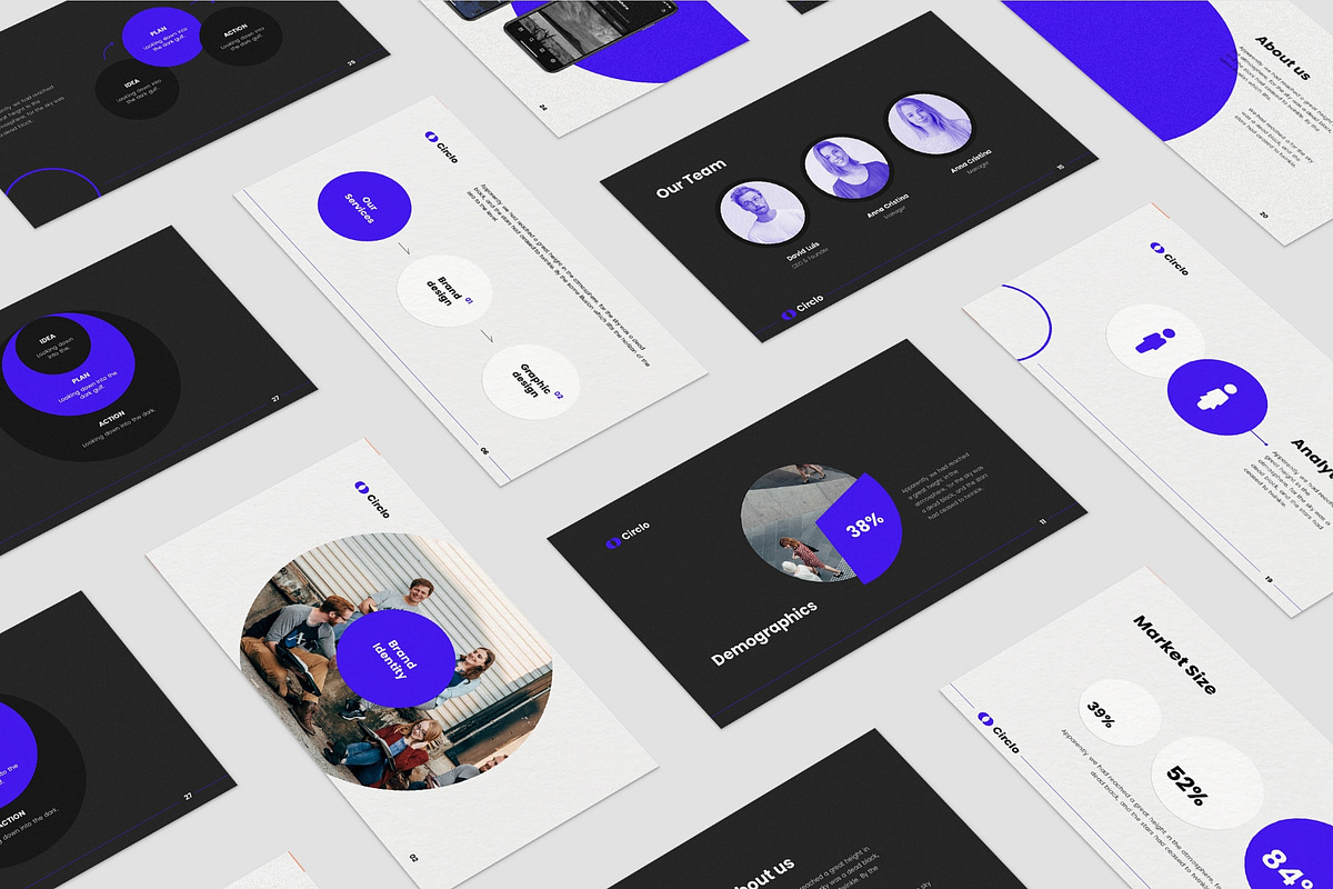Circlo- Animated PowerPoint Template, a Presentation Template by MNML Agency (Photo 8 of 64)
