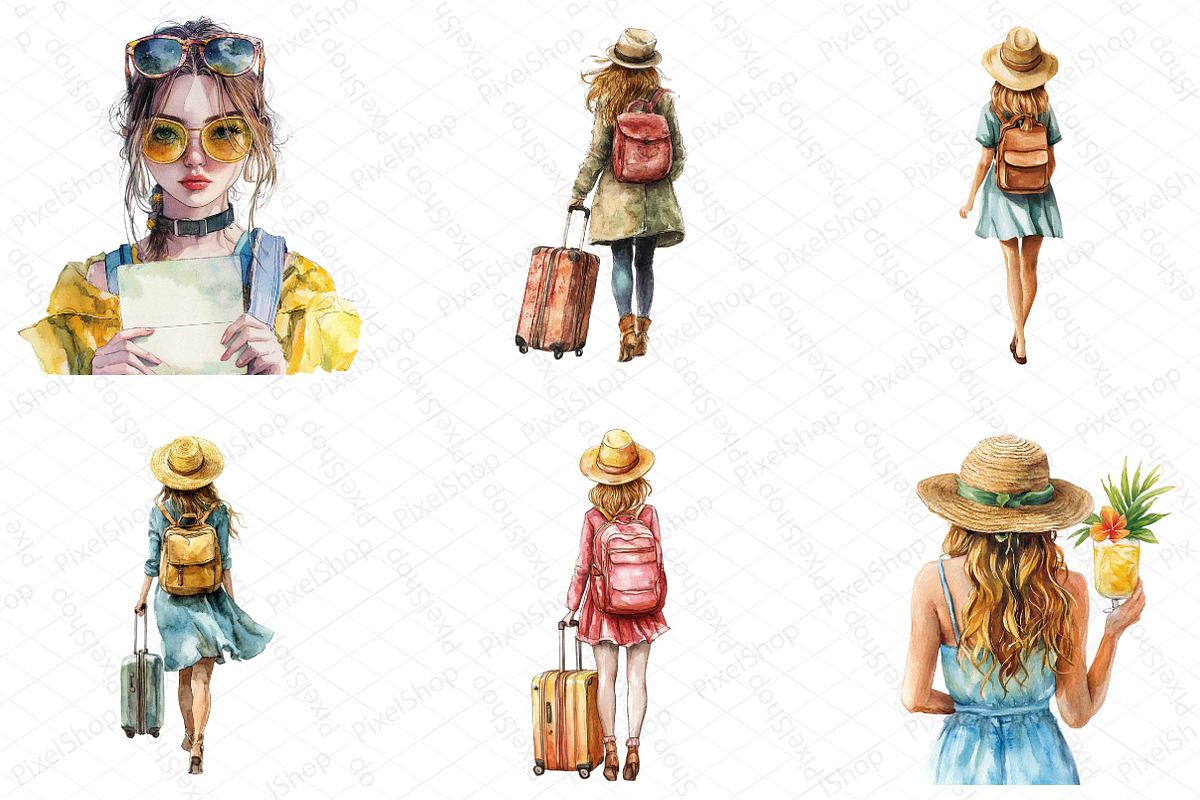 Watercolor Sports Kids Clipart Bundl, an Illustration by DreamPrint404 (Photo 4 of 6)