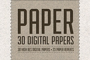 Paper Pack: 30 Digital Papers, a Texture Graphic by Matt Borchert (Thumbnail 1 of 5)