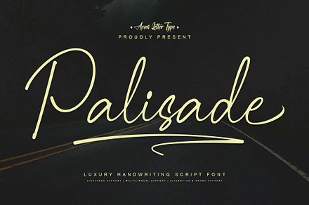 Palisade | Handwritten, a Handwritten Font by Aveni Letter Type