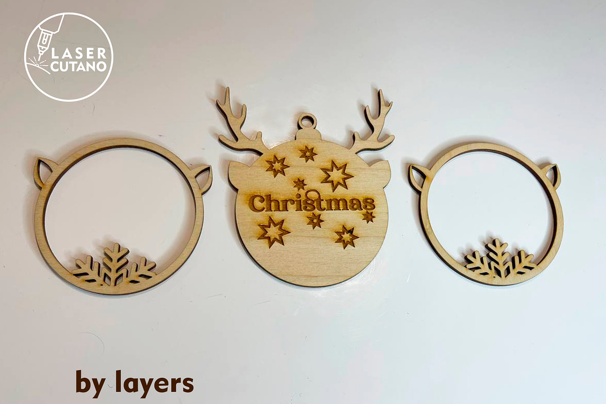 Christmas Ornaments Decoration, a Templates & Theme by LaserCutano (Photo 6 of 6)