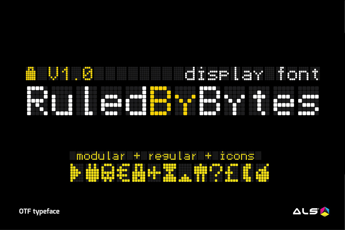 Ruled By Bytes Typeface