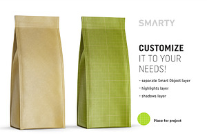 Eco Coffee Bag Mockup