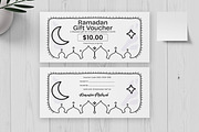 Ramadan Restaurant Gift Voucher, a Card Template by MightyDesign (Thumbnail 1 of 6)