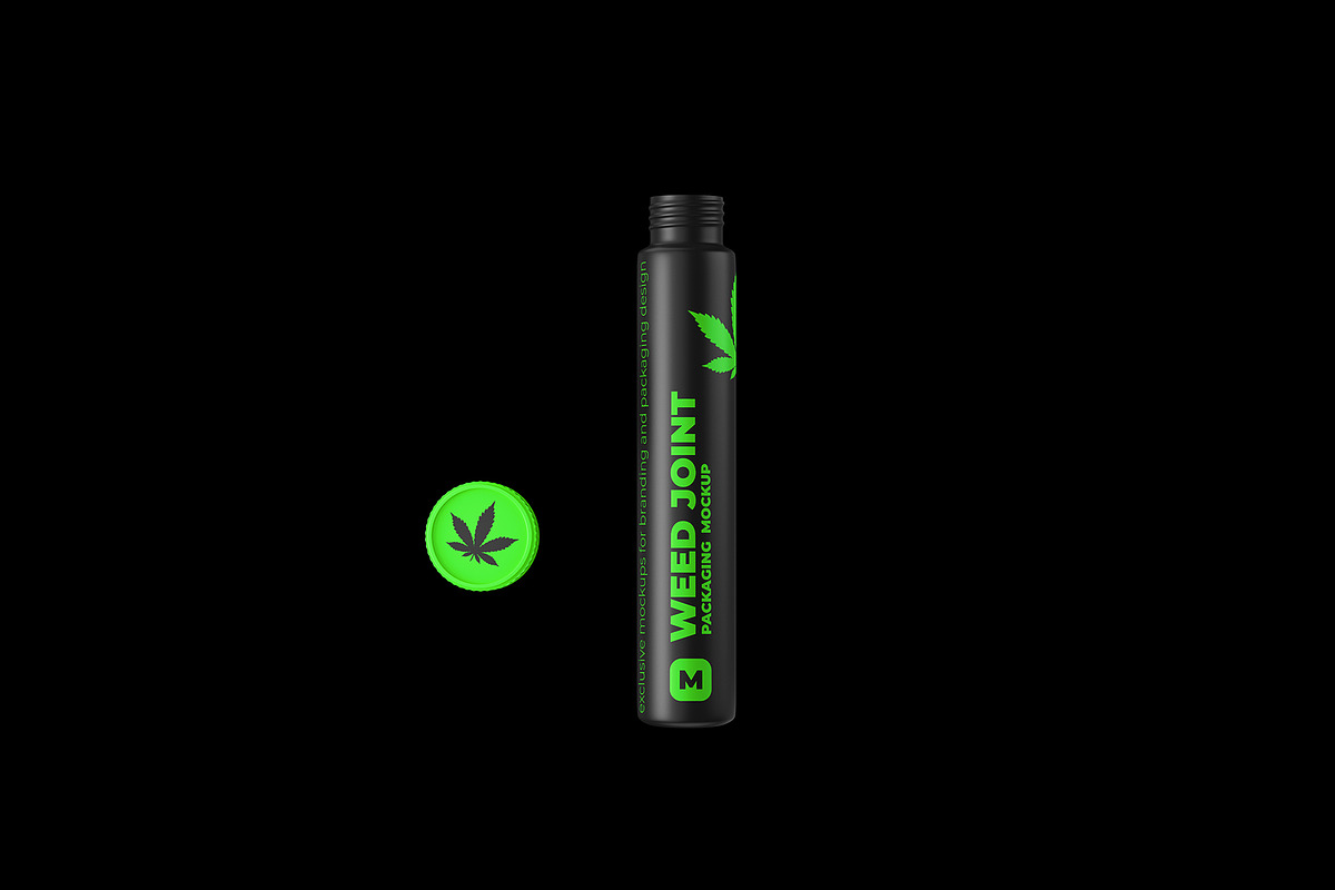 Weed Joint Pre-Roll Tubes 4 PSD, a Cups & Container Mockup by easymock (Photo 8 of 12)