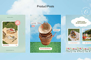 Picnic Day Canva Instagram Posts, a Social Media Template by Creative Day (Thumbnail 4 of 8)