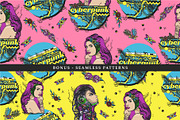 Cyberpunk old school tattoo, a Graphic by intueri (Thumbnail 4 of 7)