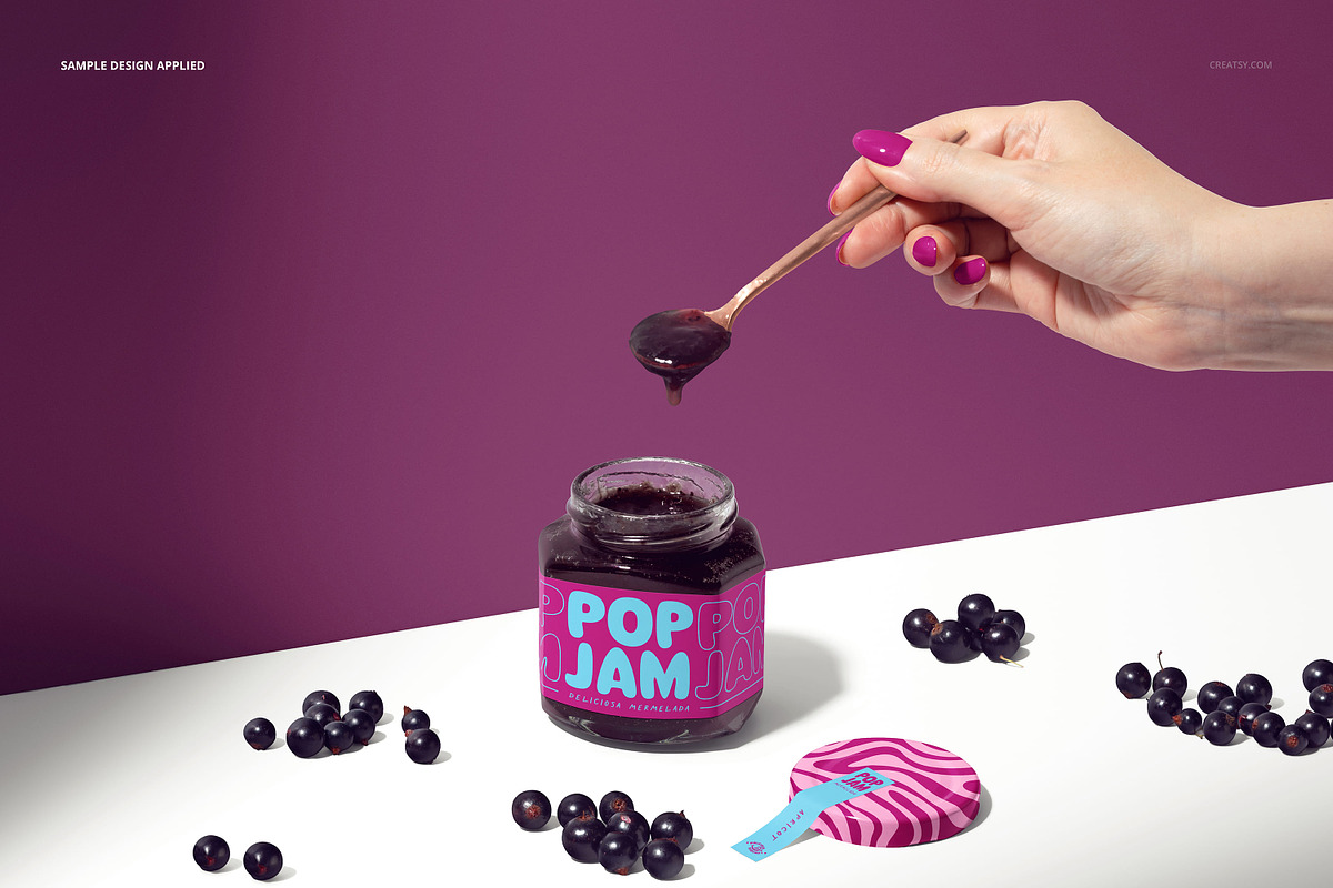 Jam Jar Mockup Bundle, a Cups & Container Mockup by creatsy5 (Photo 18 of 65)