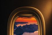 Airplane Window Photo Effect, a Social Media Template by DesignerCandies (Thumbnail 3 of 5)