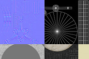 Round bistro table, a Furniture 3D Model by happy brush (Thumbnail 12 of 12)