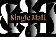 Single Malt Font, a Serif Font by Yury Veselov (Thumbnail 1 of 9)