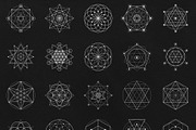 Sacred Geometry - 100 Vector Symbols, an Illustration by Velliniki (Thumbnail 7 of 8)