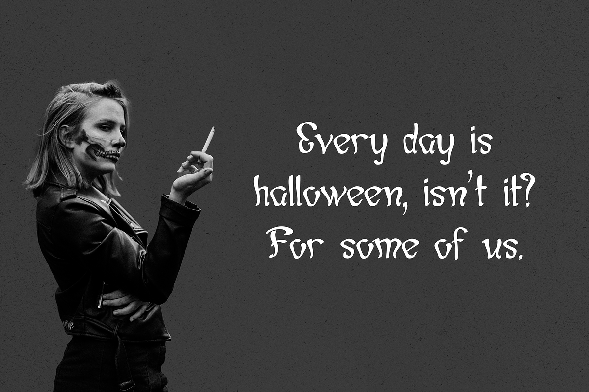 Mortal Sin | Halloween font, a Handwritten Font by Mr.Typeman (Photo 5 of 7)