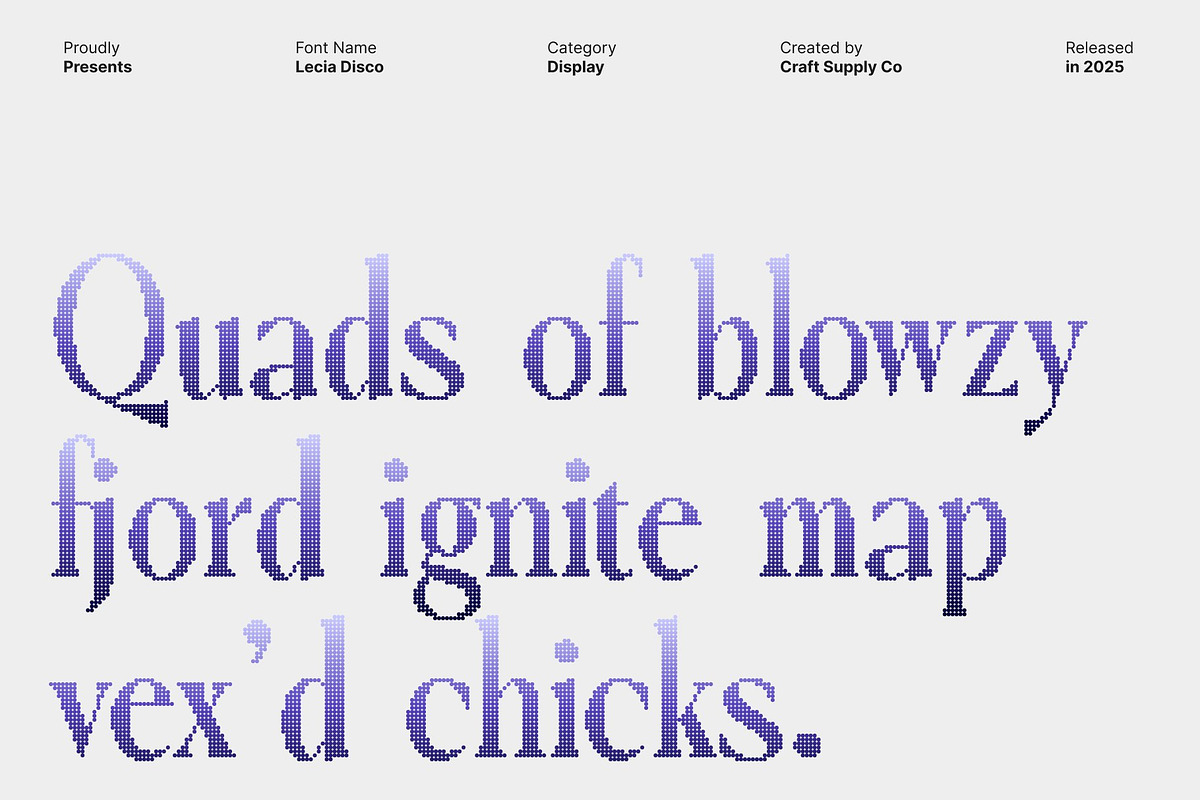 Lecia Disco, a Serif Font by Craft Supply Co. (Photo 7 of 8)