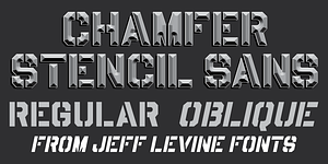 Chamfer Stencil Sans JNL