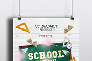 School Party Flyer Template, a Flyer Template by Malaxay (Thumbnail 2 of 2)