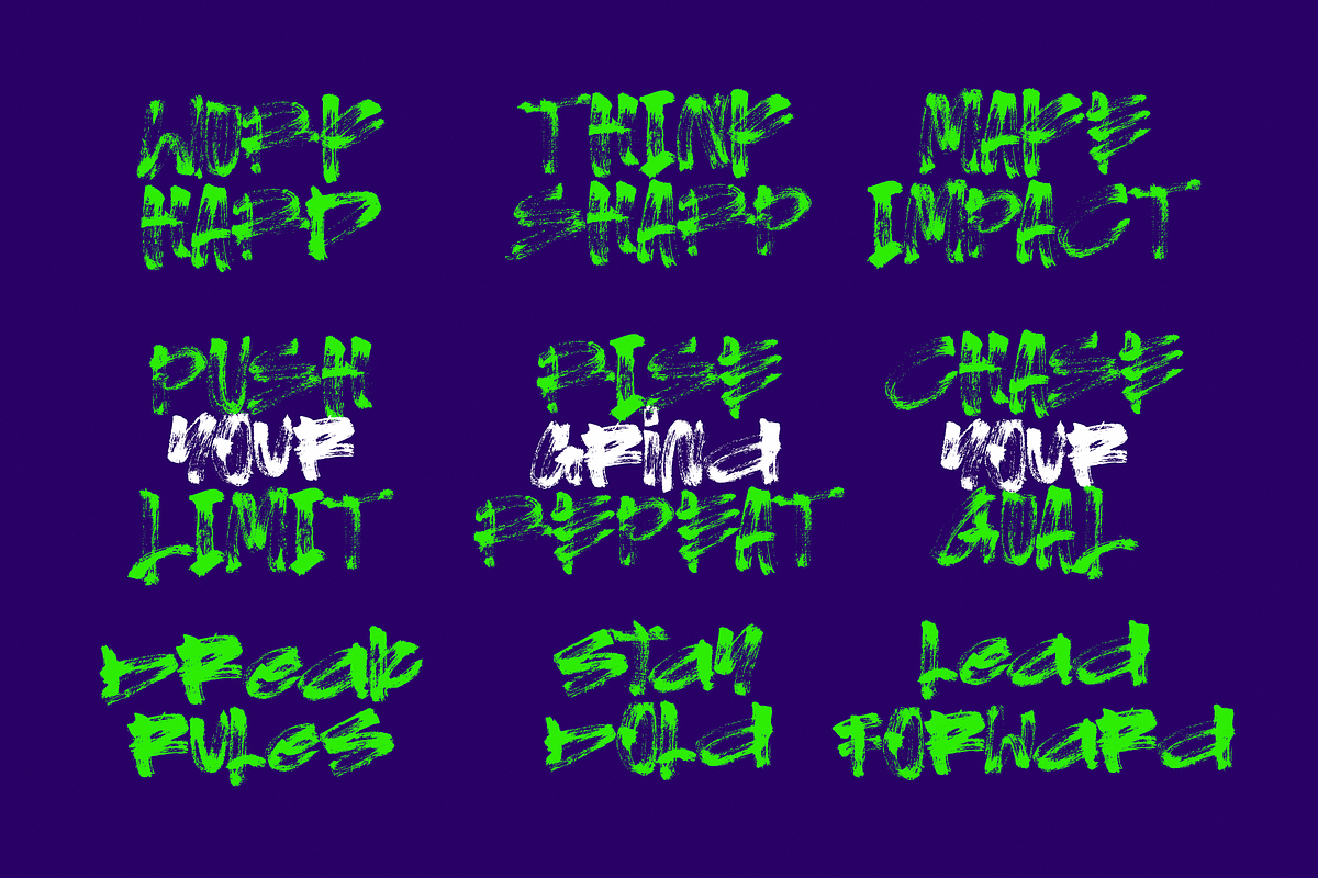 Drift | Experimental Brush Font, a Handwritten Font by Ardana Creative (Photo 9 of 13)