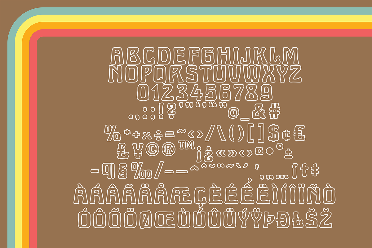 Boogie Down 70s Font, a Font by Horlleys (Photo 10 of 10)
