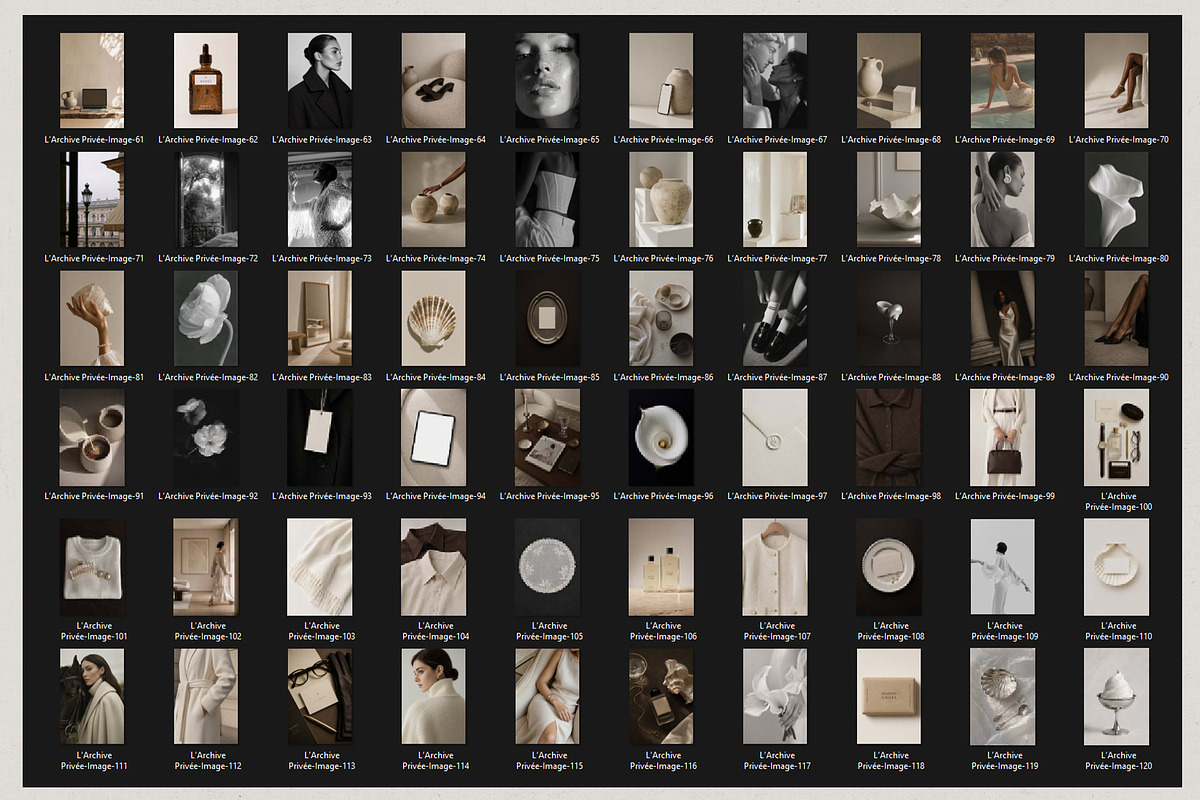 L’Archive Privée Editorial Pics, a Background Graphic by Muse Mockups (Photo 15 of 19)