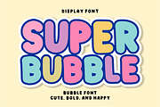 Bubble Picnic - Cute Bubble Font, a Handwritten Font by KiddoGlyphs Studio (Thumbnail 3 of 5)