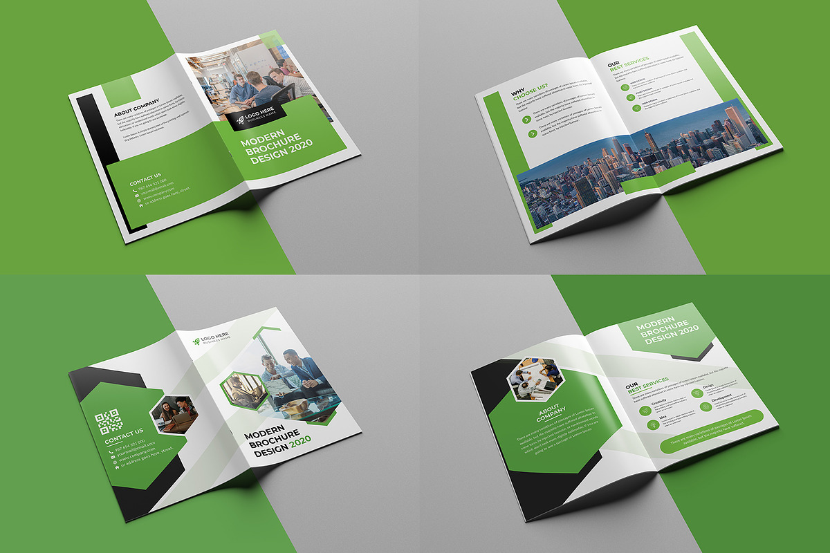 20 Bi-fold Brochure Template Bundle, a Brochure Template by Pixelpick (Photo 4 of 11)