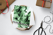 Green Alcohol Ink Textures, a Texture Graphic by Angela Roze (Thumbnail 7 of 9)