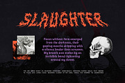 CS Vampire – Black Metal Font, a Blackletter Font by Craft Supply Co. (Thumbnail 2 of 8)