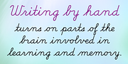 School Cursive, a Handwritten Font by Cursive Workshop (Thumbnail 2 of 6)