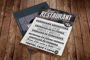 Restaurant Menu Template PSD