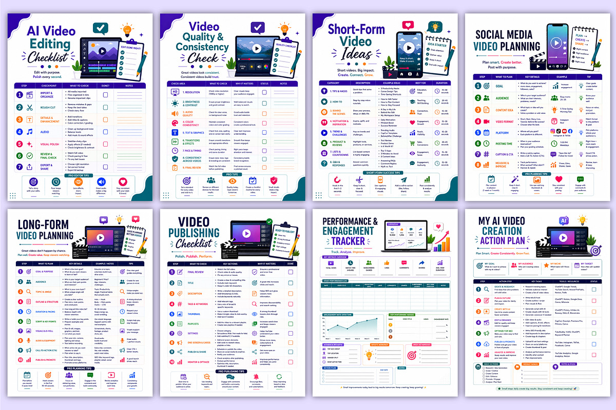 AI Video Creation for Beginners, a Stationery Template by Mustafiz (Photo 5 of 5)