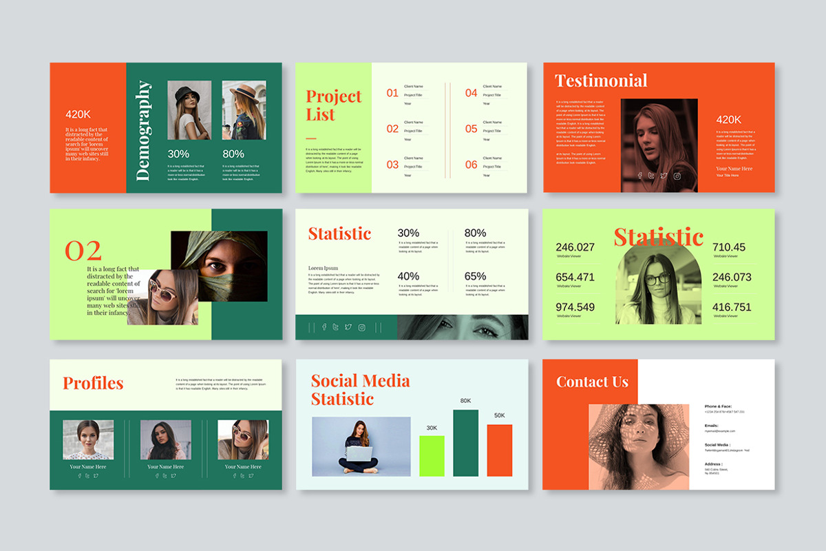Media Kit Presentation Template, a Templates & Theme by Slide_Genius1 (Photo 6 of 6)