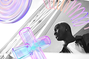 3D Glass Shapes/ Abstract collection, a Graphic by LarysaZabrotskaya (Thumbnail 5 of 12)