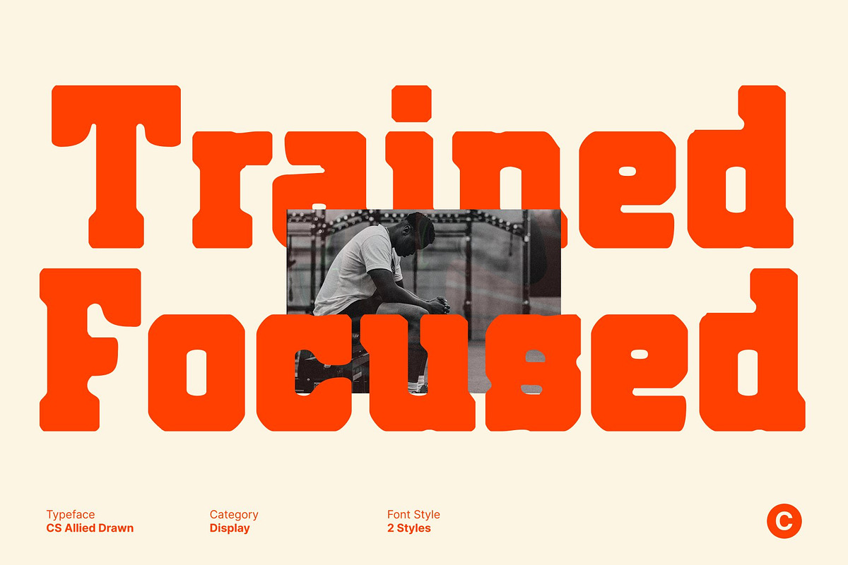 CS Allied Drawn, a Slab Serif Font by Craft Supply Co. (Photo 3 of 8)