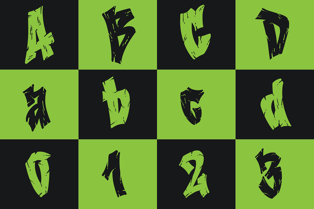 Grailex - Grafitti decorative font, a Font by LetterStock (Photo 3 of 6)
