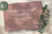 Madelican / Calligraphy Font, a Script Font by Subectype Studio (Thumbnail 6 of 21)