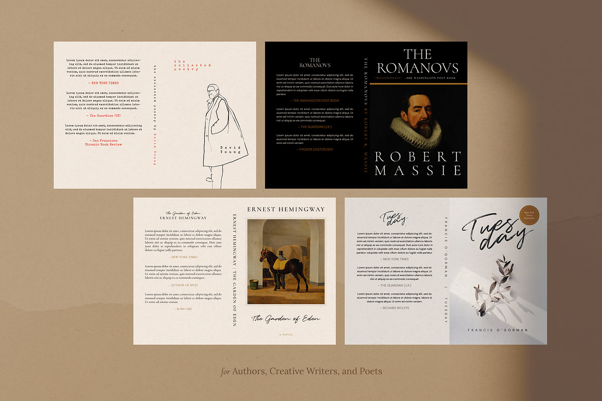 Book Cover Templates Vol.2 CANVA+PS, a Templates & Theme by September 5th (Photo 7 of 16)