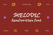 Melodic Playful & Retro Groovy Font, a Handwritten Font by Ashiya Pixel (Thumbnail 10 of 11)