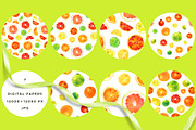 Watercolor Citrus Clipart Collection, a Food Illustration by Olga Begak Art & Design (Thumbnail 5 of 10)