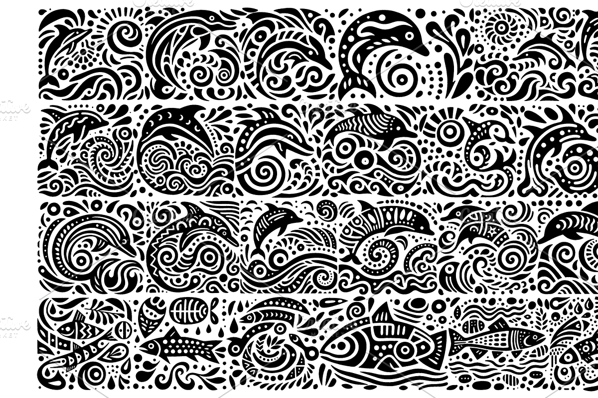 Vintage Animals and Pets Folk Art, a Decorative Illustration by devastd (Photo 27 of 29)