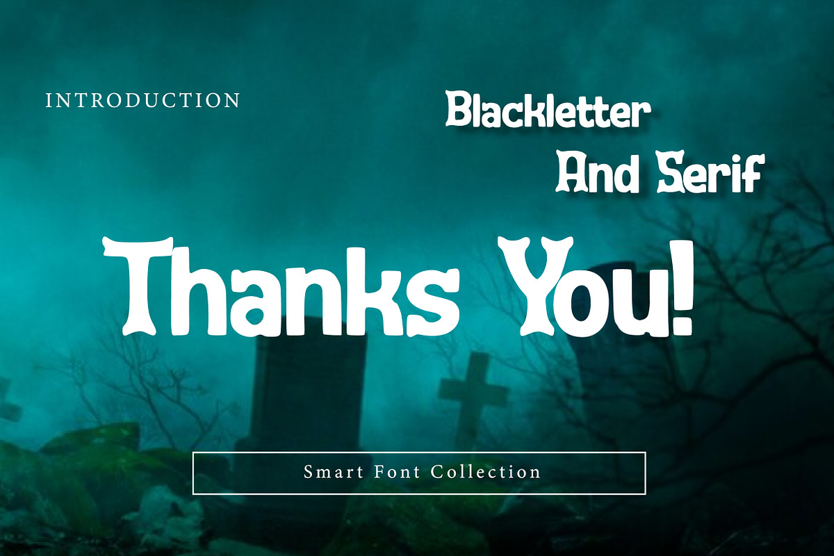 Blackletter And Serif, a Font by Wow Magic (Photo 3 of 3)