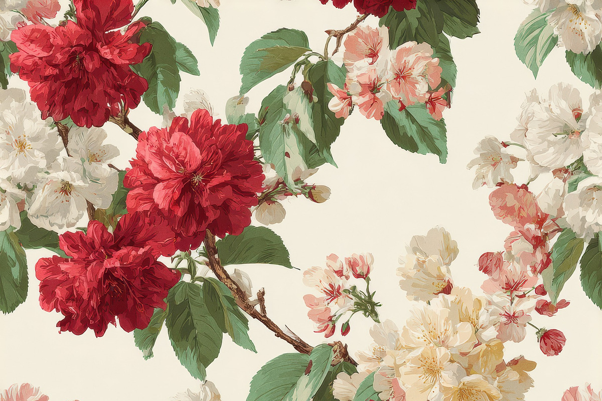 Elegant Botanical Seamless Pattern, a Pattern Graphic by Virgo Studio