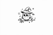 Halloween Coloring Book Set Pack, an Illustration by Creativeshirt (Thumbnail 11 of 19)