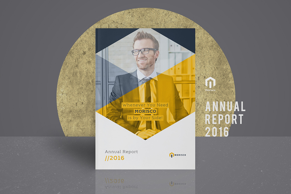 Annual Report 2016, a Brochure Template by Morisco (Photo 1 of 14)