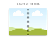 Wirebound Notebook Mockup for Canva, a Books & Magazine Mockup by Mockup Scene (Thumbnail 8 of 15)