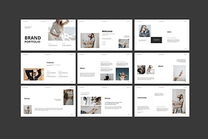 Brand Portfolio Canva Google Slide