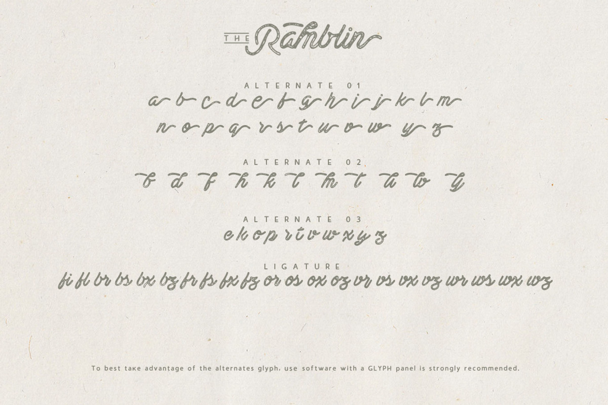 Ramblin Font Duo (15% OFF) preview 4